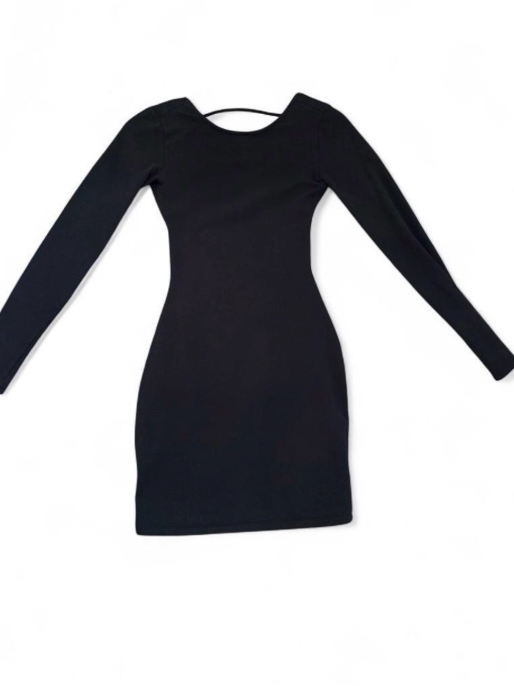Tilly's Black Long-Sleeve Bodycon Dress